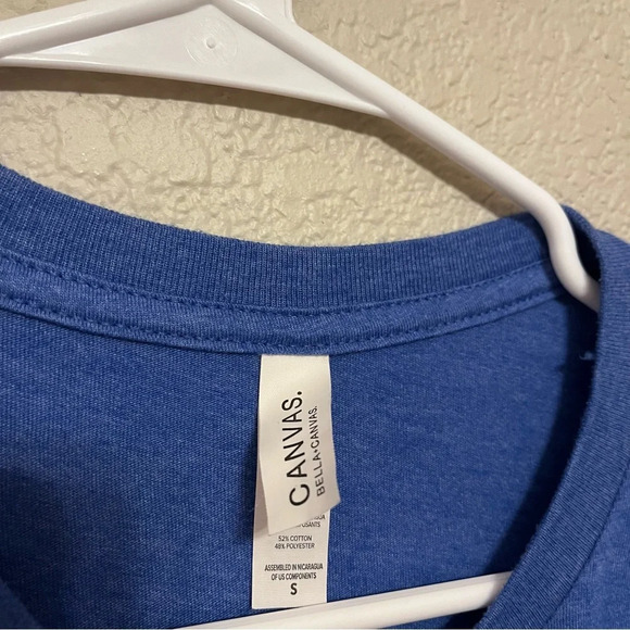 Bella Canvas Baseball mom shirt in blue size small - Picture 8 of 12